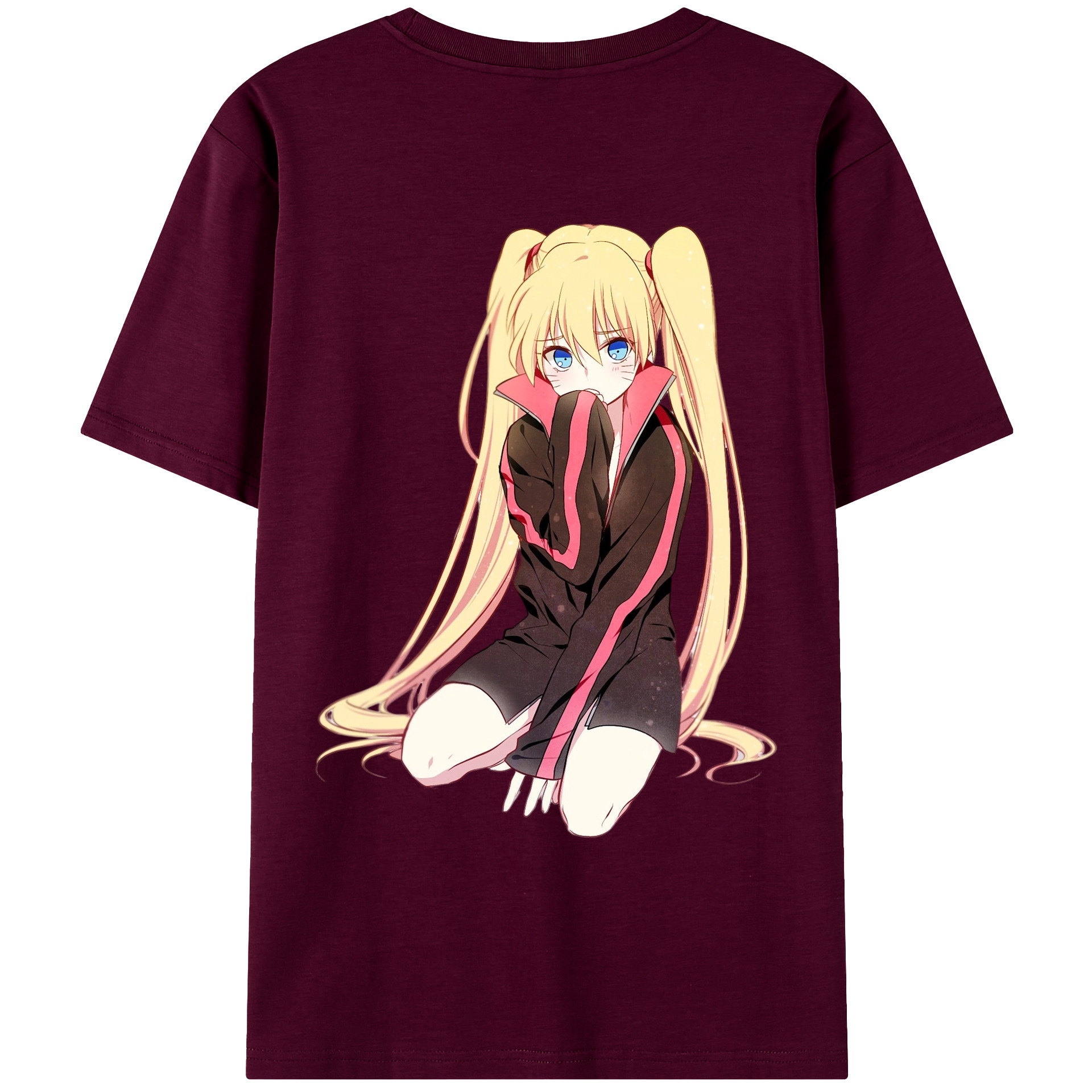 （画像用） NARUTO -ナルト- うずまき ナルト Uzumaki Naruto レディース半袖Tシャツ(バックプリント)